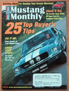 MUSTANG MONTHLY 2002 SEPT - NIGHTMIST BLUE, GT350H